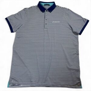 Greyson Men’s XL Striped Performance Polo Shirt Golf Outdoor